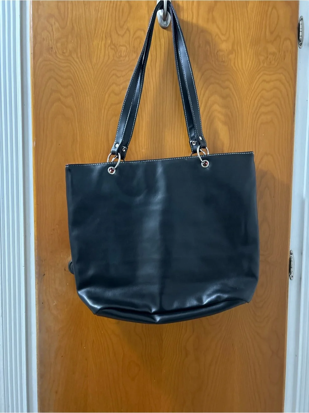 Disney Black Tote Bag with Red Sequin Mickey